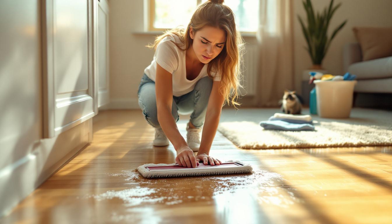 ontdek de veelvoorkomende fout die mensen maken bij het schoonmaken van de vloer en leer hoe je dit kunt voorkomen voor een stralend resultaat.