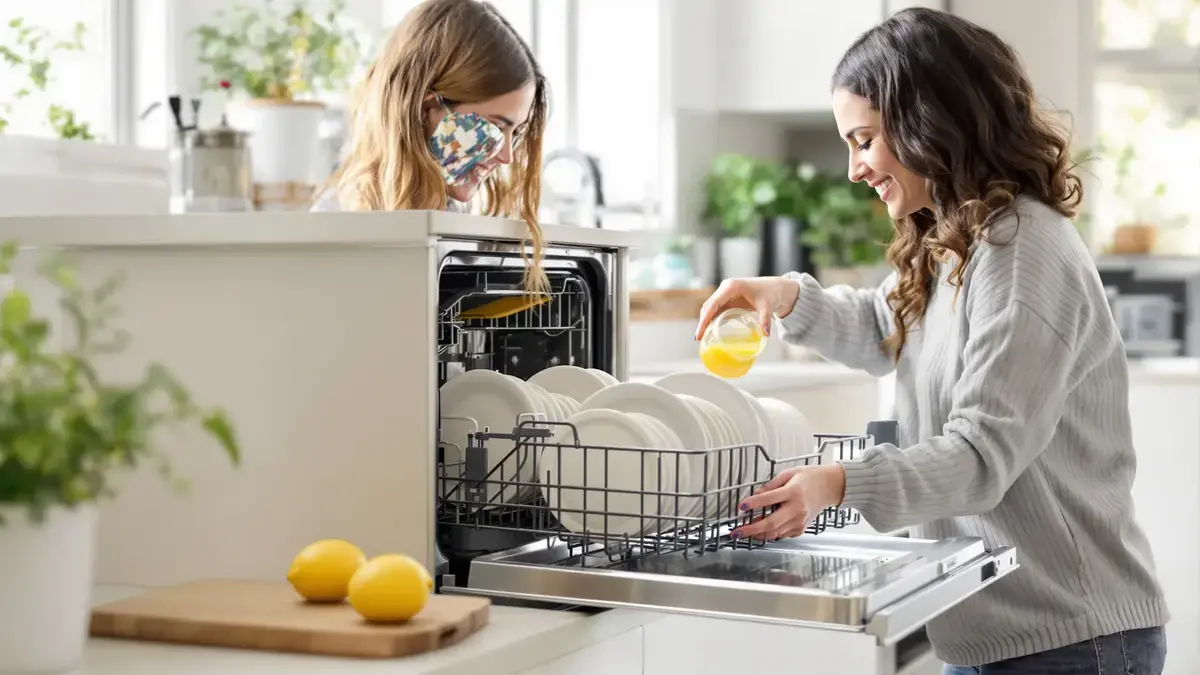 Hoe het toevoegen van citroensap aan de vaatwasser kalkaanslag verwijdert