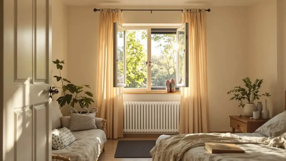 Een kleine gewoonte in de slaapkamer die de stof aanzienlijk vermindert