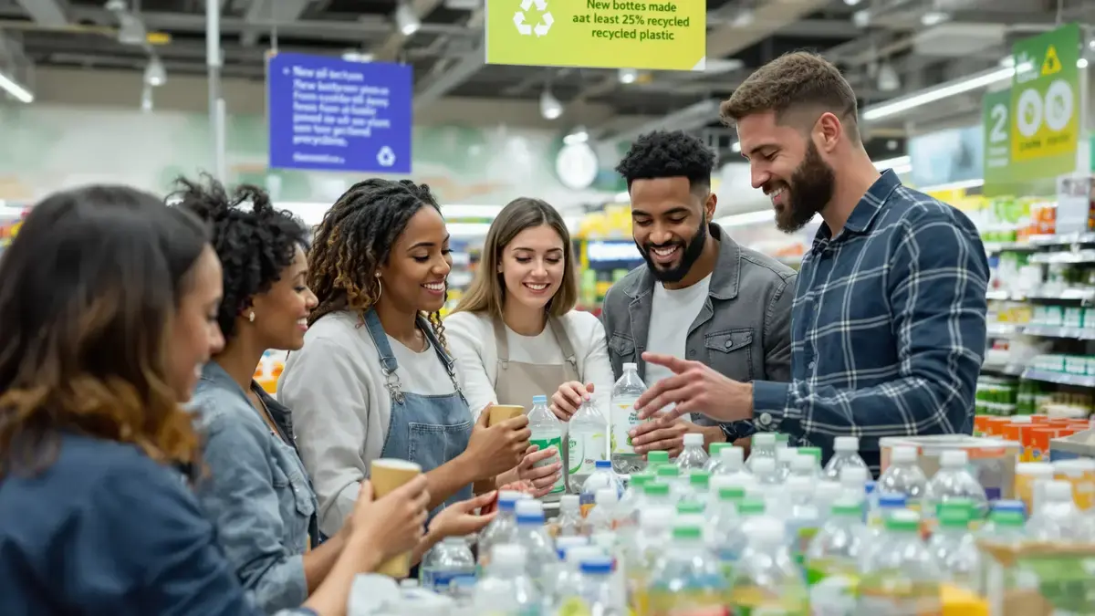 Plastic flessen veranderen opnieuw: na de aan de fles vastzittende dop is dit de volgende grote verandering.
