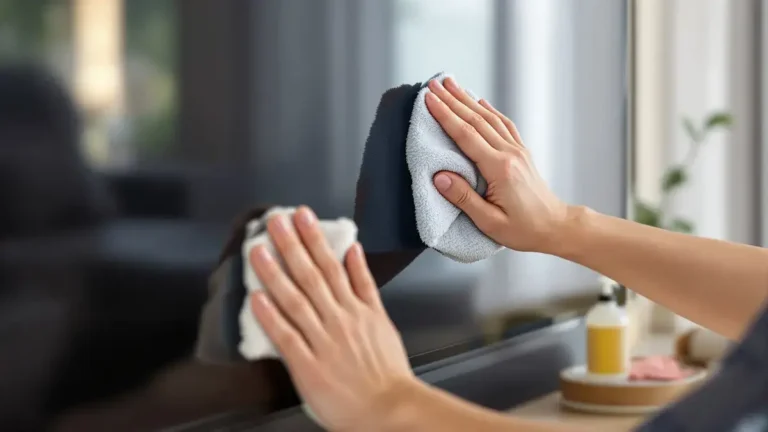 Hoe maak je een tv-scherm schoon zonder strepen of beschadiging van de beschermlaag