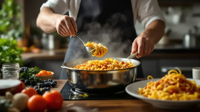 Waarom koks beweren dat het afspoelen van pasta na het koken de textuur ervan verandert